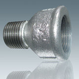 DIN standard beaded malleable iron pipe fittings