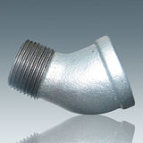 Banded malleable iron pipe fittings