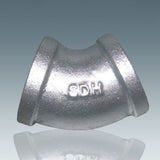 Banded malleable iron pipe fittings