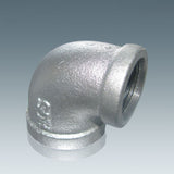 Banded malleable iron pipe fittings