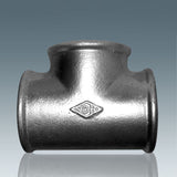 DIN standard beaded malleable iron pipe fittings