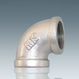 Banded malleable iron pipe fittings