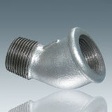 DIN standard beaded malleable iron pipe fittings