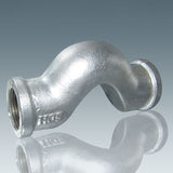 Banded malleable iron pipe fittings